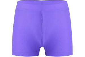 Mufeng Kinder Mädchen Sport Shorts Booty Kurze Hose Sportlich Hot Pants Tanzshorts Untershorts Workout Fitness Yoga Freizeit