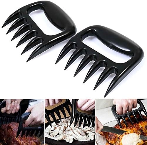 Rackite Set of 2 BBQ Meat Pulled Pork Shredder Claws, Claw Handler Sets for Pulling Brisket from Grill Smoker or Slow Cooker