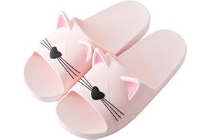 AioTio Klapki i kapcie plażowe i basenowe dla kobiet letni dom kryty kapcie prysznic i łazienka wygodne antypoślizgowe sandały dla chłopców i dziewcząt, Różowy, 40/41 EU