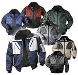 Markenware Feldtmann Norway Pilotjacke mit 4-in1-Funktion versch. Farben und Größen (L, forstgrün/schwarz)