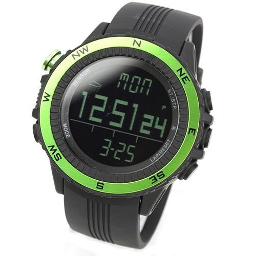 [LAD WEATHER] Deutscher Sensor Digitaler Kompass Hhenmesser Barometer Chronograph Wettervorhersage Outdoor Sportuhr Bergsteigen Laufen Herren Armbanduhr