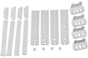Bauknecht / Whirlpool Cerniera Cerniera Trailing Cerniera Set di Montaggio Frigorifero Congelatore Freezer Ignis Ikea Pelgrim Privileg V-Zug 481231019131 Indesit Hotpoint Ariston C00312150