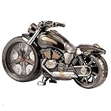 Hohe Qualität, langlebig Gearmax Weinlese Motorrad-Wecker, Retro-Stil Tischuhr,Studenten Alarm Clock Tisch Schreibtisch, Motorrad-Rack-Modell, für das Büro zu Hause Dekoration Kinder Erwachsene Geburtstagskinder Geschenk