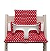 Blausberg Baby High Chair Cushion for Tripp Trapp - Red with Stars (coated)