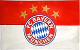 Maße: ca. 90 x 60 cm FC Bayern Fahne 90x60cm Fanartikel
