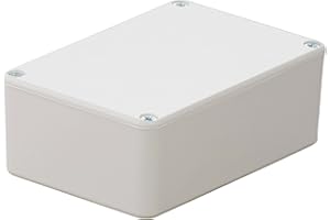 HeiGroup - T3W ABS Kunststoffgehäuse mit Deckel, Mehrzweckgehäuse, Modulgehäuse, (LxBxH) 76 x 51 x 27 mm, Weiß - Poliert