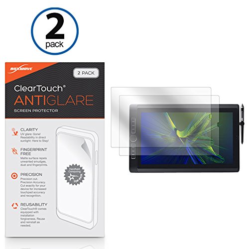 Wacom mobilestudio Pro (16) Displayschutzfolie, BoxWave® [ClearTouch AntiGlare (2er Pack)] Anti-Fingerprint Matt Folie Schutzfolie für Wacom mobilestudio Pro (16), Pro (13)