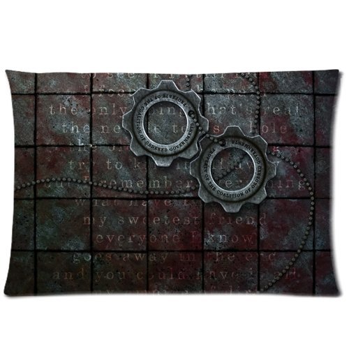 Gears Of War Cog Tags Pillowcases Custom Pillow Case Cushion Cover 20 X 30 Inch Two Sides