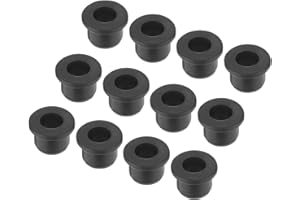 QUARKZMAN 15 Stück Gummitülle Dia 14mm x ID 9mm x H 12mm Kabeldurchführung Wasserdicht Kabeltülle Gummitüllen Durchgangstüllen Gummistopfen zum Elektrische Draht Kabelschutz, Schwarz