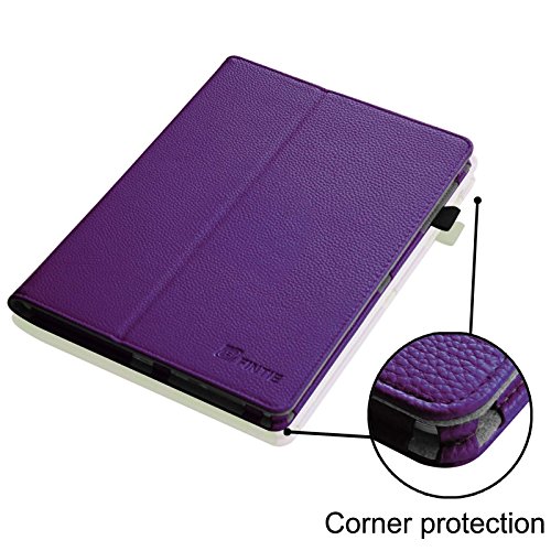Fintie Samsung Galaxy Tab S 10.5 Hülle Case – Slim Fit Folio Kunstleder Schutzhülle Cover Tasche mit Ständerfunktion für Samsung Galaxy Tab S T800 T805 (10,5 Zoll) Tablet (mit Auto Schlaf / Wach Funktion), Violett - 6