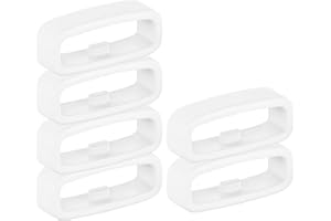Chofit Replacement Secure Rings Compatible with Garmin Venu Sq 2/Venu 2 Plus/Vivoactive 6/epix Pro 42mm/Approach S70 42mm Silicone Connector Keepers Fastener Ring Holders Security Loop
