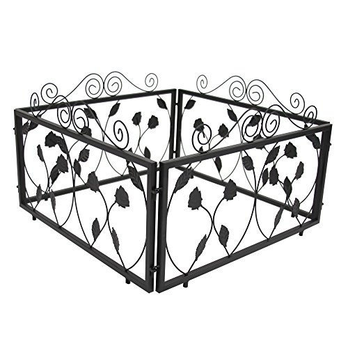 1PLUS Rankgitter Beetzaun Rankzaun Rankhilfen , 4 Zaunelemente Set, 4 x 57,5 x 46 x 1,4 cm, in verschoiedenen Varianten (Poulsen)