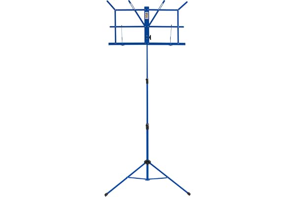 Mad About – Pupitre pliable facile à plier coloré portable pour partitions, bleu - MS07