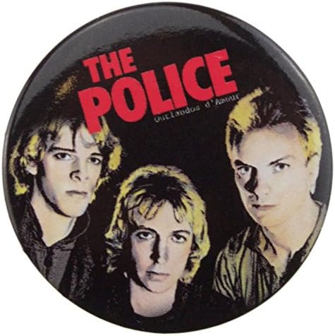 The Police 1978 Outlandos d'Amour 38mm Button Badge Official Licensed Band Merchandise