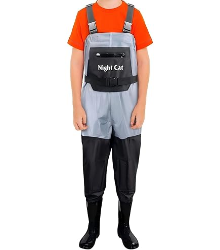 Daddygofish Waadbroeken Voor Kinderen En Volwassenen, Waadbroeken Voor Vissen En Jagen Met Een Zak En Een Waderhanger