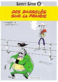 jaquette livre Lucky Luke, tome 29 : Des barbelés sur la prairie