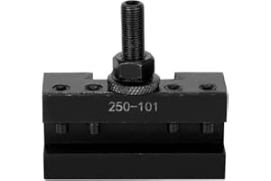 Marhynchus Quick Change Tool Post Holder, 250-101 Lathe Holder Turning Facing for Industrial Machining
