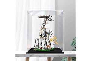 HBBY Acryl Vitrine Schaukasten Für Lego 76989 Horizon Forbidden West: Langhals Modellbausatz Display Dustproof Case for Lego 76989 (Display Case Only) (2MM)