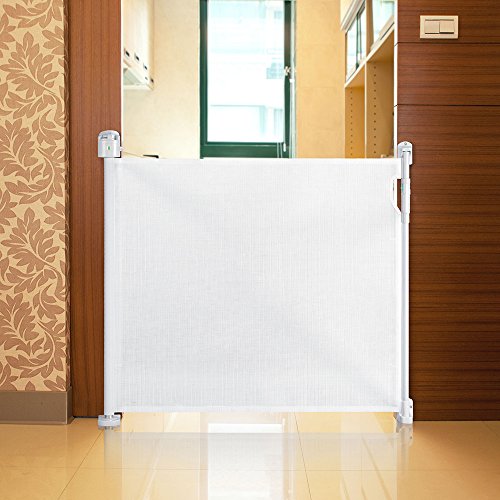 Safetots Advanced Retractable Pet Safety Gate White
