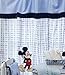Baby Bedding Design Blue Mickey Mouse 2 Curtains