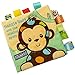 Produktbild Baby Spielzeug, Vovotrade 0-2 Jahre alt Kinder Lernspielzeug Tier niedliche Schafe Vogel Affe Hund Puzzle Tuch Buch Baby Spielzeug Tuch Entwicklung Bücher sicher bunte Bücher Geburtstagsgeschenke (B, 16*16cm)