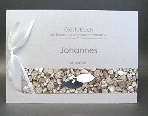 Gästebuch zur Konfirmation mit Namen 14013