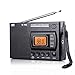 Produktbild Tragbares Radio Taschenradio Klein AM FM Digitales Radio Pocket Transistor Stereo Radio mit Eingebauten Lautsprechern Digital Wecker und Sleep Timer, Batteriebetrieben