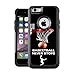 Produktbild Schützende Design-Vinyl Haut Decals für OtterBox Commuter iPhone 6/6S Fall - Basketball Never Stops Design Patterns Nur Skins und Nicht Fall