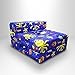 Childrens Single Fold Out Z Bed Chair Aqua Time