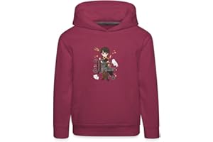 Spreadshirt Harry Potter Chibi Hedwige Nimbus Quidditch Gryffondor Gryffindor Pull À Capuche Premium Enfant