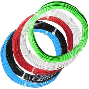 Xenterio Schaltlitzen-Sortiment – 0,14 Mm², 5 Farben, Je 10 M, Flexibel & Gut Lötbar