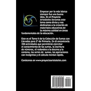 350 Ejercicios de Sumas con Llevadas para Segundo de Primaria (Tomo 2): Volume 2 (Colección de Sumas con Llevadas para 2 de Primaria)