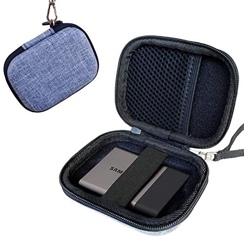 Hard Funda Bolsillos Funda Case para Samsung T3/T5 USB 3.1 Gen. 1 Type C Terabyte Portable SSD External Solid State Drive Disco Duro 250 GB 500 GB 1TB 2TB de lavss