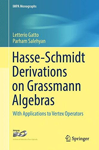 Hasse-Schmidt Derivations on Grassmann Algebras: With Applications to Vertex Operators: 4 (IMPA Monographs)