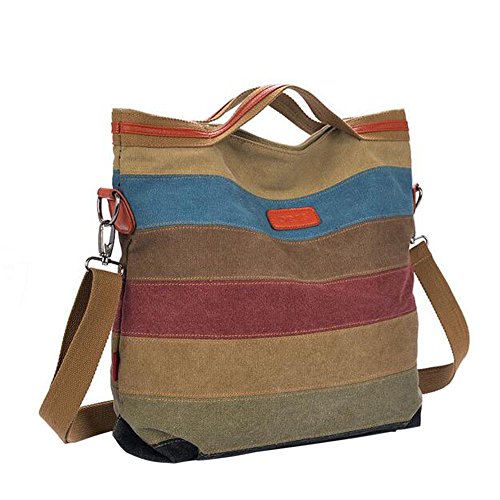 Lookthenbuy Tela Cuciture Colore Donne Bag Fashion Leisure Marca di Borse