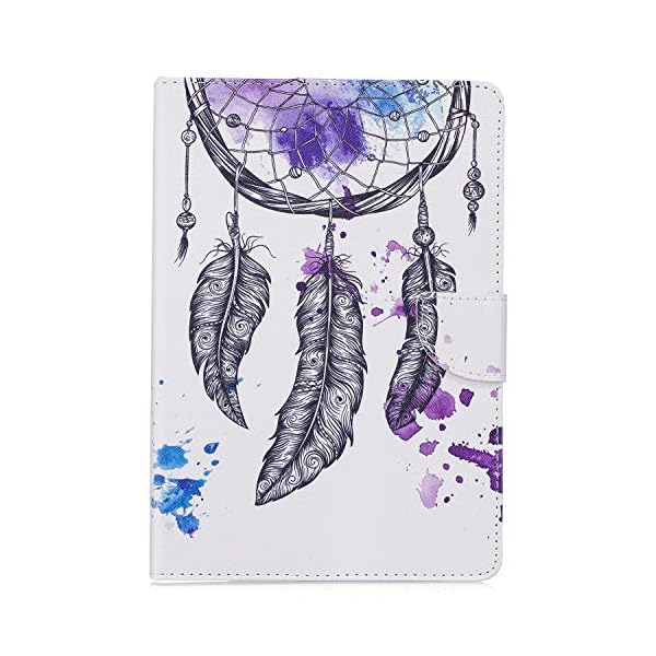 XTstore Funda Universal para Tablet de 9-10.1", Carcasa Flip Case Cubierta Protectora para iPad 2018,Galaxy Tab A6 10.1/Tab E 9.6",Huawei MediaPad T3 T5/M5 Lite 10, Lenovo Tab4 10/TB-X103F, - Image 3