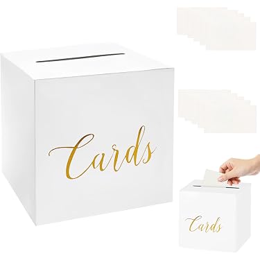 Ohcoolstule Scatola Per Biglietti Di Auguri Vintage In Legno - Con Chiave - Matrimonio, Eventi