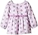 Pumpkin Patch Baby-Girls Rose Print Floral Blouse, Purple (Lupin), 12-18 Months