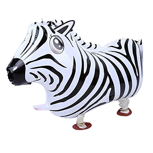 Ballon – TOOGOO(R)6pcs Kind Party Tier Ballon- inklusive Bulldogge, Giraffe, Zebra, Elefant, Panda, Kuh - 2