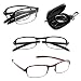 Produktbild Gemini Mall faltbar, knickbar schwarz Lesebrille inklusive Etui + 1 + 1,5 + 2 + 2,5 + 3 + 3.5 + 4.0