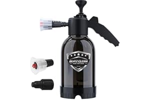 BLITZ CLEAN Pump Action Snow Foam Cannon Pressurised Sprayer Car Hand Foam Sprayer Pump Spray Bottle Pressurised Soap Sprayer with Two Nozzles Car Foam Blaster- No Need For a Jet or Pressure Wash For Cars Vans