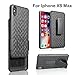 Produktbild iPhone XR/XS /XS Max Hülle (6.1/5.8/6.5 Zoll), TPulling Schwarz Slim PC Hartschalenkoffer Gürtelclip Zwei Schicht Clip Telefon Fall Abdeckung Handyhülle für iPhone XR/XS /XS Max (XS max)