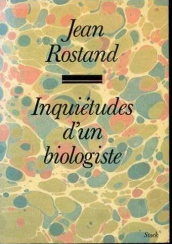 Inquiétudes d'un biologiste gratuit Inquiétudes d'un biologiste gratuit