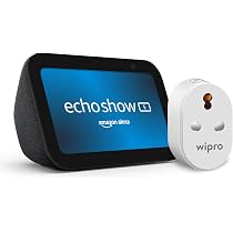 Amazon Echo Show 5 (Charcoal) | Smart display with Alexa, 2x Bass