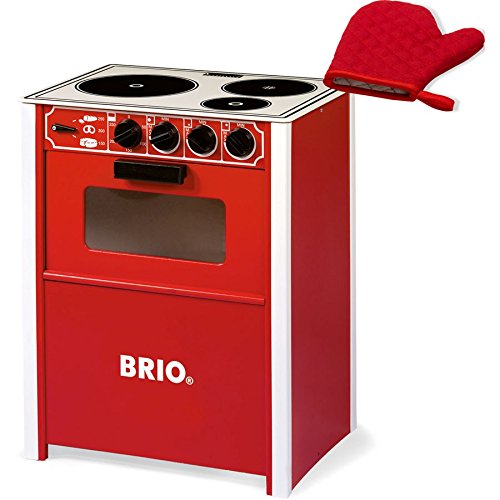 Preisvergleich Produktbild Brio 31355 BRIO Herd Set mit Backhandschuh, rot