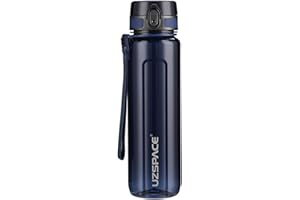 UZSPACE Butelka do picia dla dzieci, 500 ml, 750 ml, 950 ml, szczelna, nie zawiera BPA i tritanu, na rower, fitness, do aktywności na świeżym powietrzu