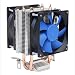 Produktbild JHKJ Dual Heatpipe CPU Kühler Desktop CPU Dual 8Cm Lüfter Ultra-Leise Multi-Plattform