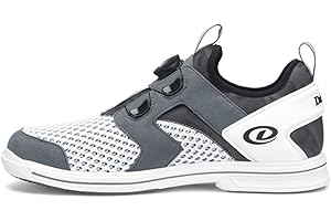 Dexter Herren DexLite Pro BOA White Grey Right Hand Wide Bowlingschuhe