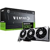 MSI VGA GEFORCE RTX 5060 TI 8G VENTUS 3X OC RTX5060TI 8GB GDDR7 128B DX12 PCIE 5.0 X16 (3XDP 1XHDMI)