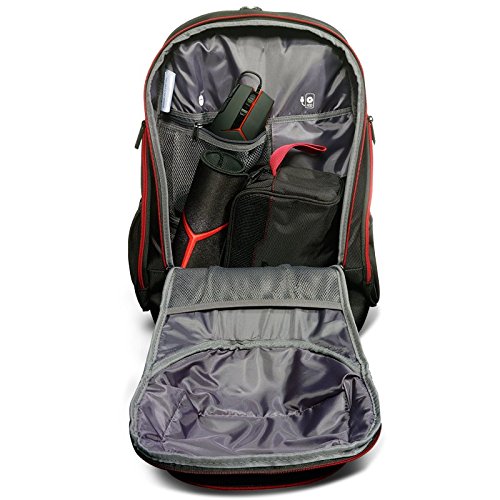Lenovo Y Gaming Active Backpack (Y Gaming Design, Notebooks bis zu 17 Zoll, Extrafach für Gaming-Headset) schwarz-rot - 4